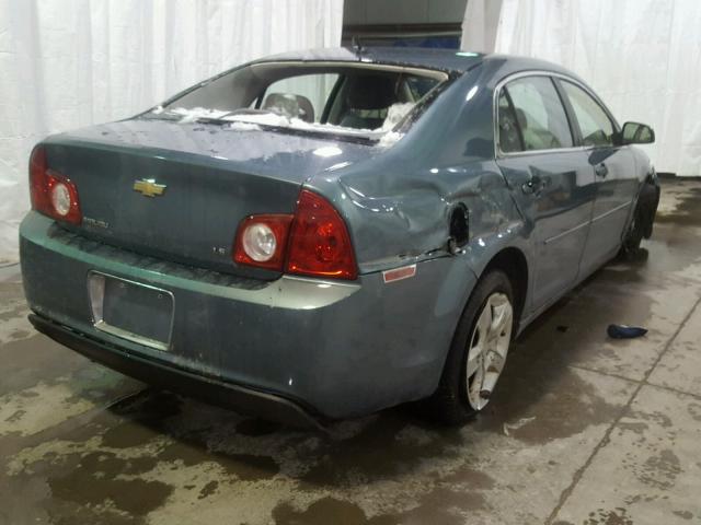 1G1ZG57B69F254290 - 2009 CHEVROLET MALIBU LS BLUE photo 4