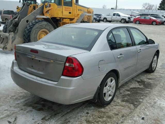 1G1ZT51826F295990 - 2006 CHEVROLET MALIBU LT GRAY photo 4