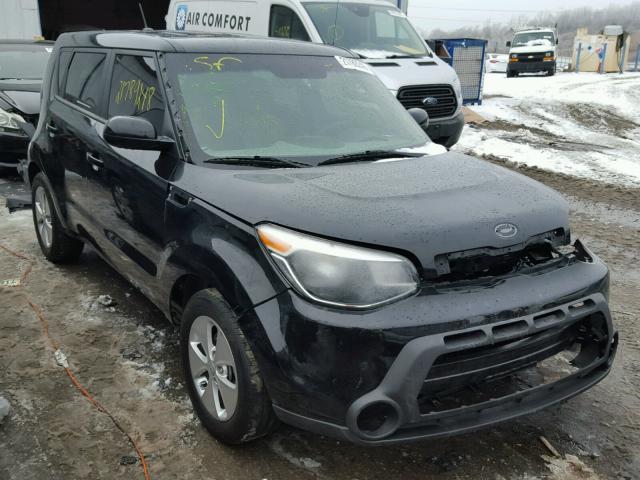 KNDJN2A26G7360764 - 2016 KIA SOUL BLACK photo 1