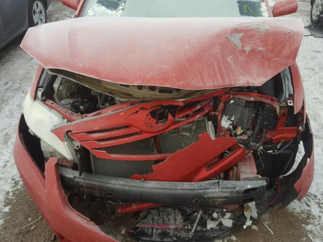 4T4BE46KX7R011442 - 2007 TOYOTA CAMRY NEW RED photo 7