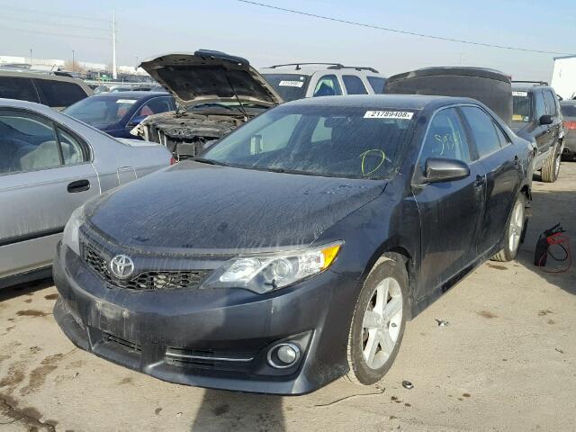 4T1BF1FK8CU193321 - 2012 TOYOTA CAMRY BASE GRAY photo 2