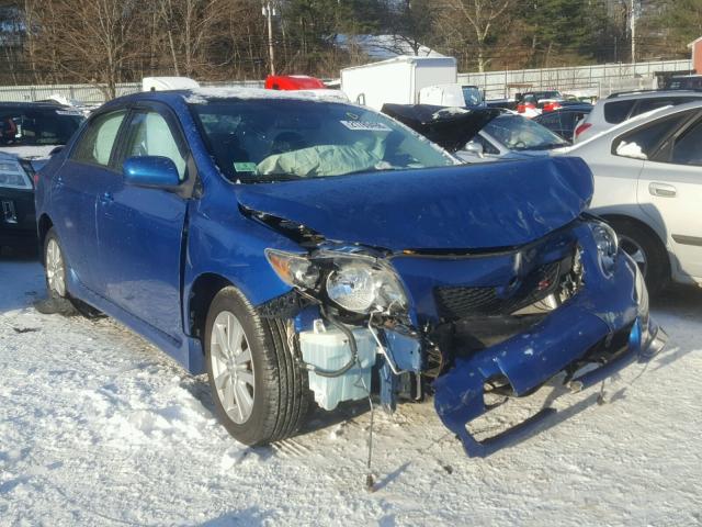 2T1BU4EE4AC306201 - 2010 TOYOTA COROLLA BA BLUE photo 1