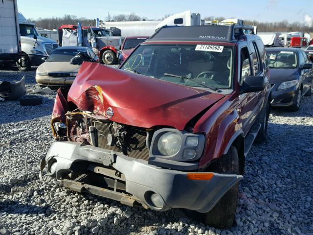 5N1ED28T64C615169 - 2004 NISSAN XTERRA XE SILVER photo 2