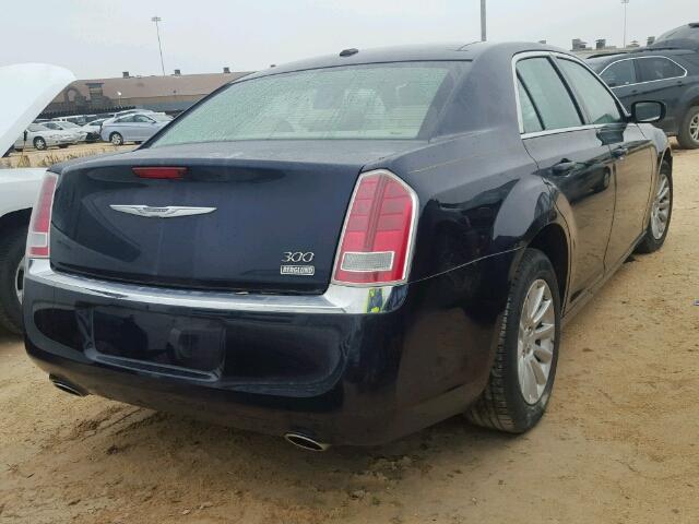 2C3CCAAG4CH117770 - 2012 CHRYSLER 300 BLUE photo 4