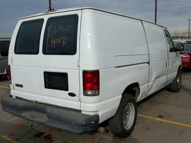 1FTNE24L73HA21733 - 2003 FORD ECONOLINE WHITE photo 4