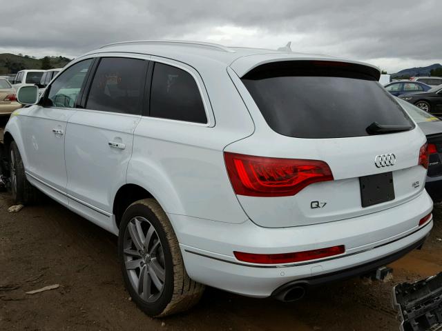 WA1LGAFE6FD001585 - 2015 AUDI Q7 PREMIUM WHITE photo 3