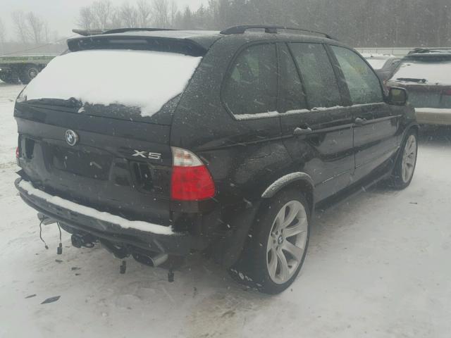 5UXFA93524LE81426 - 2004 BMW X5 4.8IS BLACK photo 4