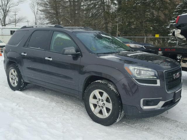 1GKKVPKD7FJ158796 - 2015 GMC ACADIA SLE GRAY photo 1