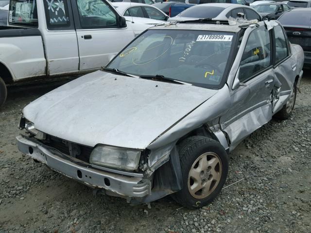 JNKCP01D1TT532899 - 1996 INFINITI G20 GRAY photo 2