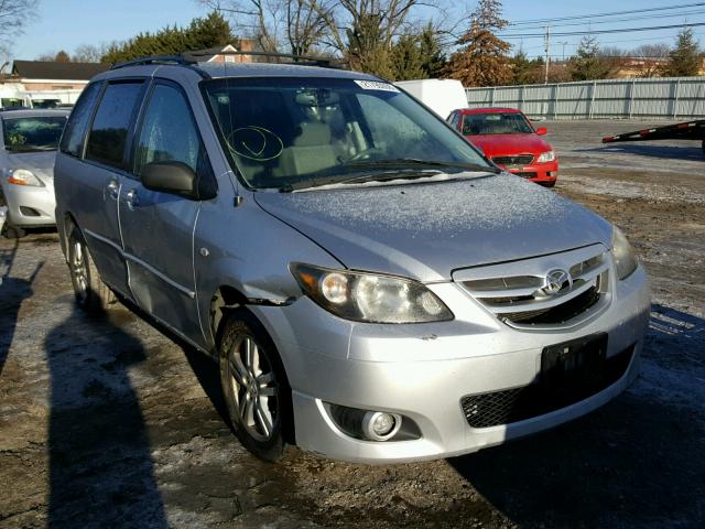 JM3LW28A860561938 - 2006 MAZDA MPV WAGON SILVER photo 1