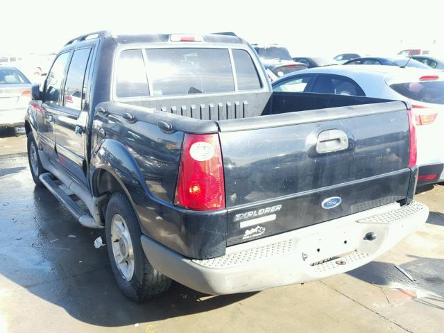 1FMZU67E42UB29561 - 2002 FORD EXPLORER S BLACK photo 3