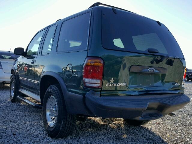 1FMYU22EXXUB51115 - 1999 FORD EXPLORER GREEN photo 3