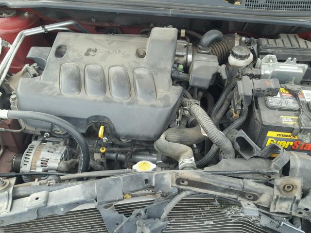 3N1AB6AP1AL632347 - 2010 NISSAN SENTRA 2.0 RED photo 7