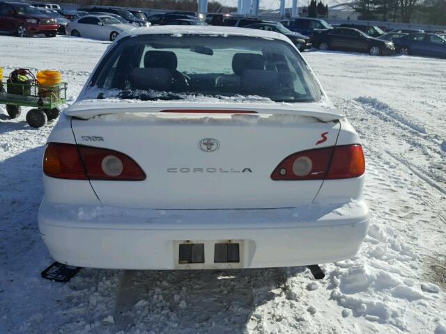 2T1BR12E71C504291 - 2001 TOYOTA COROLLA CE WHITE photo 10