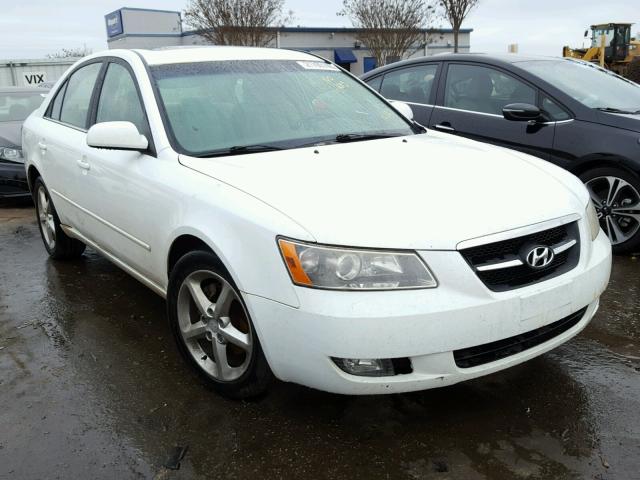 5NPEU46F17H156204 - 2007 HYUNDAI SONATA SE WHITE photo 1