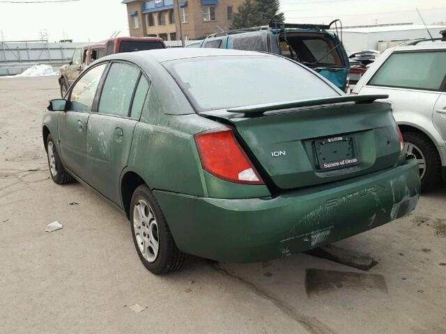 1G8AJ52F04Z185162 - 2004 SATURN ION LEVEL GREEN photo 3