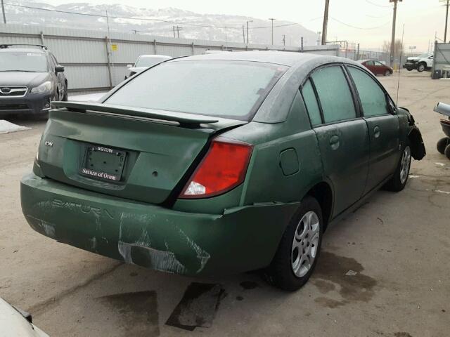 1G8AJ52F04Z185162 - 2004 SATURN ION LEVEL GREEN photo 4