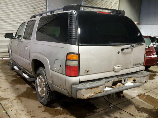 3GNFK16Z94G124227 - 2004 CHEVROLET SUBURBAN K GRAY photo 3