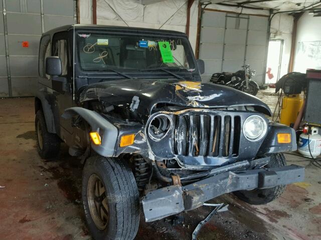 1J4FA29S36P724623 - 2006 JEEP WRANGLER / BLACK photo 1