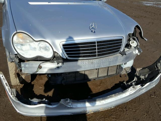 WDBRF40JX3F401111 - 2003 MERCEDES-BENZ C 230K SPO SILVER photo 9