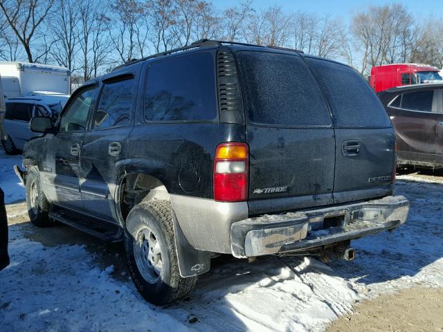 1GNEK13T8YJ118239 - 2000 CHEVROLET TAHOE K150 BLACK photo 3