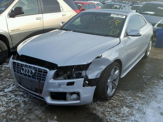 WAUVVAFR7BA071533 - 2011 AUDI S5 PRESTIG SILVER photo 2