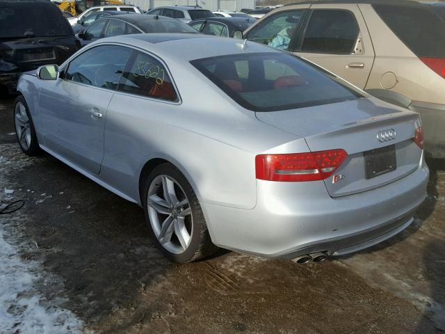 WAUVVAFR7BA071533 - 2011 AUDI S5 PRESTIG SILVER photo 3