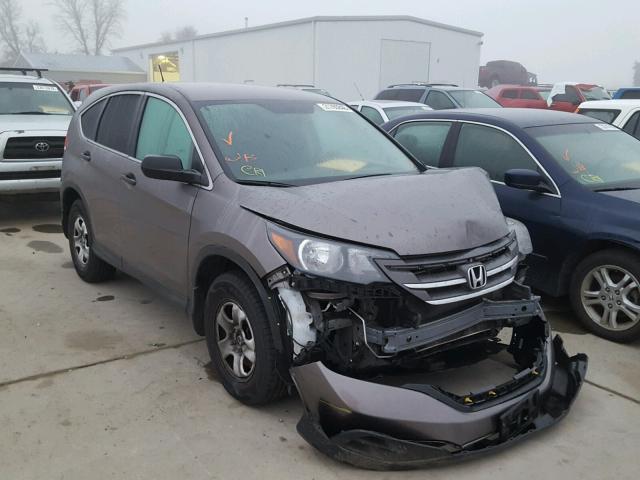 3CZRM3H34DG710753 - 2013 HONDA CR-V LX GRAY photo 1