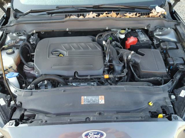 3FA6P0HD4FR274264 - 2015 FORD FUSION SE GRAY photo 7