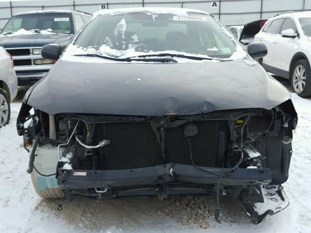 1NXBU40E39Z149066 - 2009 TOYOTA COROLLA BA BLACK photo 9