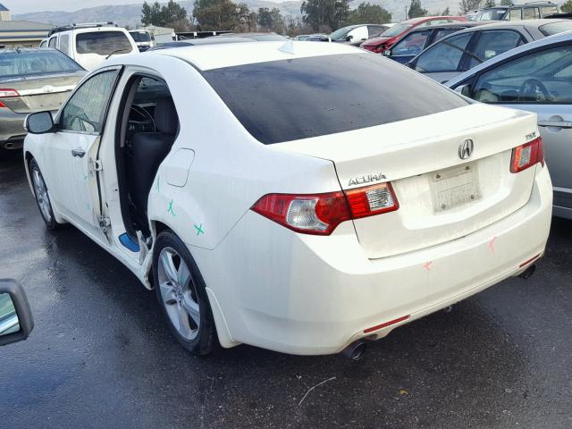 JH4CU26629C030765 - 2009 ACURA TSX WHITE photo 3