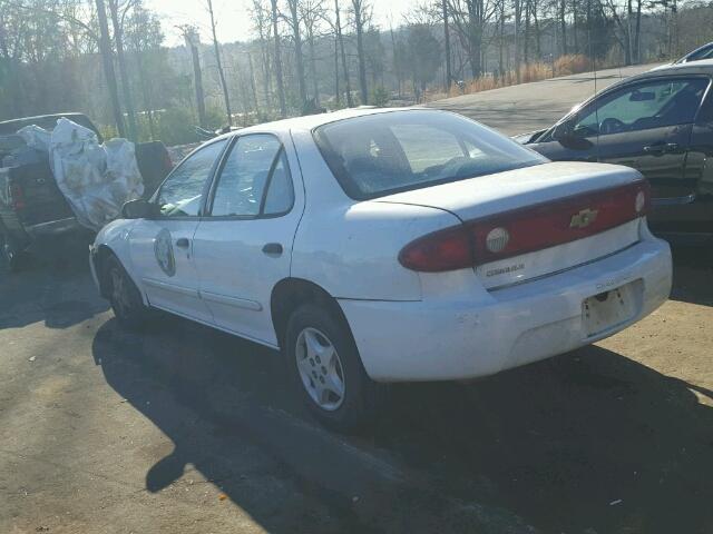 1G1JC52F947283742 - 2004 CHEVROLET CAVALIER WHITE photo 3