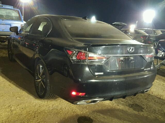 JTHBZ1BL3HA010506 - 2017 LEXUS GS 350 BLACK photo 3