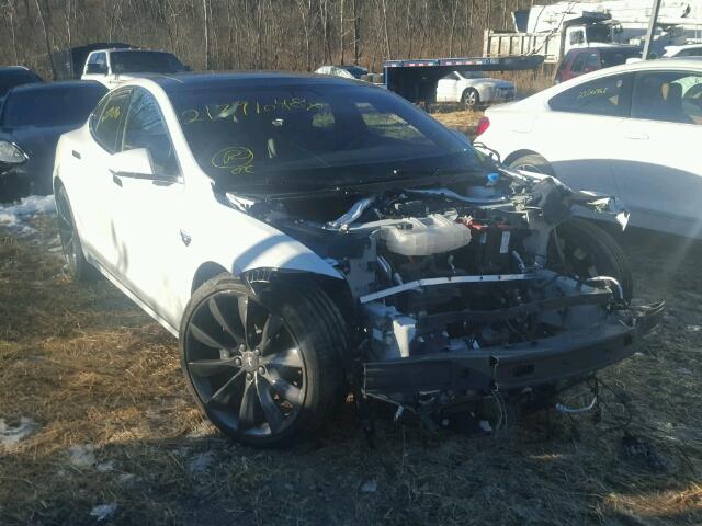 5YJSA1E25HF187156 - 2017 TESLA MODEL S თეთრი ფოტო 10