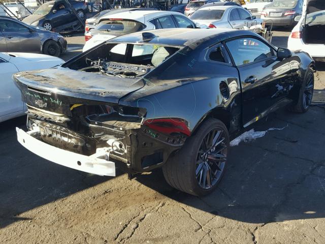 1G1FJ1R60J0112683 - 2018 CHEVROLET CAMARO ZL1 BLACK photo 4