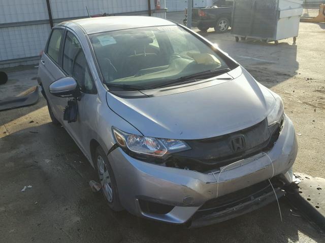 JHMGK5H55HS017820 - 2017 HONDA FIT LX GRAY photo 1