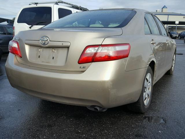 4T1BE46K29U385749 - 2009 TOYOTA CAMRY BASE GOLD photo 4