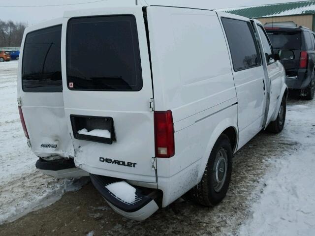 1GCDM19W1YB101406 - 2000 CHEVROLET ASTRO WHITE photo 4