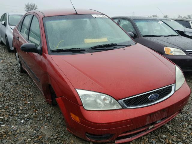 1FAFP34N95W257844 - 2005 FORD FOCUS ZX4 RED photo 1