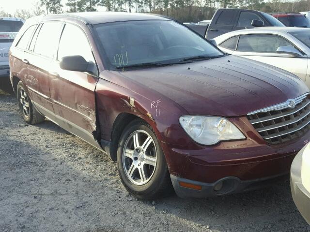 2A8GM68X58R650010 - 2008 CHRYSLER PACIFICA T MAROON photo 1