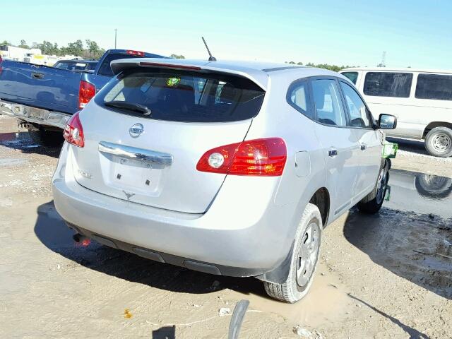 JN8AS5MT1DW037372 - 2013 NISSAN ROGUE S SILVER photo 4