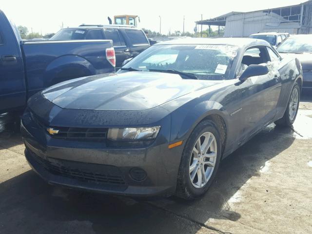 2G1FA1E32E9243685 - 2014 CHEVROLET CAMARO LS CHARCOAL photo 2