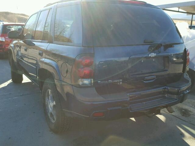 1GNDT13S172170000 - 2007 CHEVROLET TRAILBLAZE BLUE photo 3