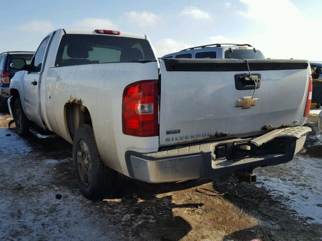 1GCEC14007Z546879 - 2007 CHEVROLET SILVERADO WHITE photo 3