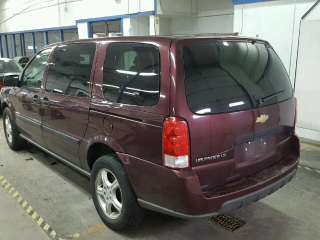 1GNDV23187D156994 - 2007 CHEVROLET UPLANDER L MAROON photo 3