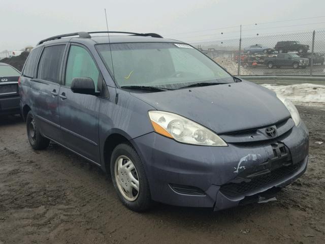 5TDZK23C27S075552 - 2007 TOYOTA SIENNA CE GRAY photo 1