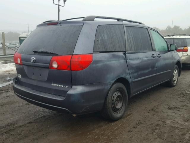 5TDZK23C27S075552 - 2007 TOYOTA SIENNA CE GRAY photo 4