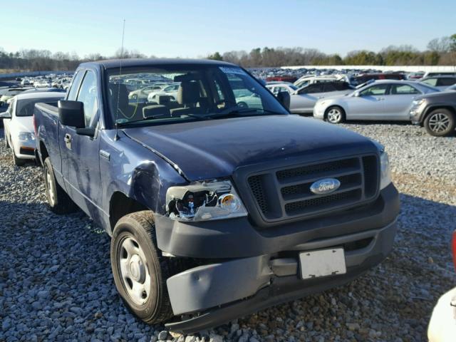 1FTRF12236NB47970 - 2006 FORD F150 BLUE photo 1