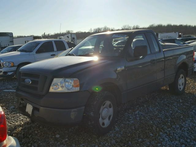 1FTRF12236NB47970 - 2006 FORD F150 BLUE photo 2