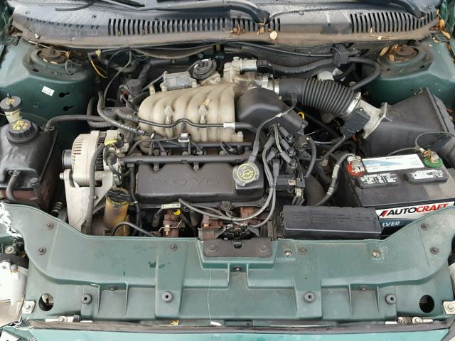 1MEFM50U9XA638667 - 1999 MERCURY SABLE GS GREEN photo 7